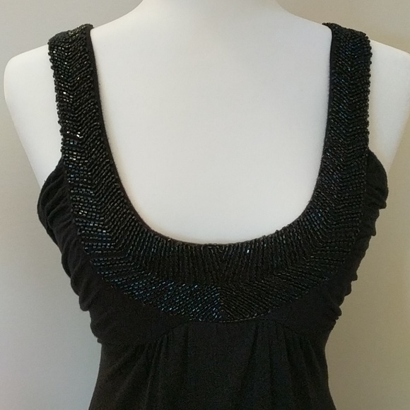 Compagnia Italiana Black Beaded Evening Dress - Picture 2 of 8